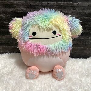 🆕 SQUISHMALLOWS DIANE BIGFOOT PEACH RAINBOW SASQUATCH SOFT PLUSH STUFFED TOY